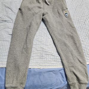 GOAT Gray Tapered Joggers with Elastic Cuffs